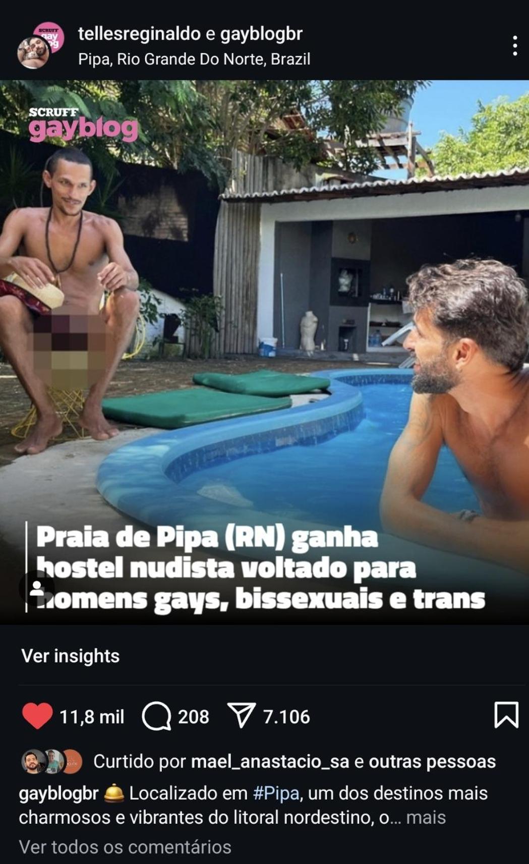 Pelados Beach Hostel Praia de Pipa Eksteriør bilde